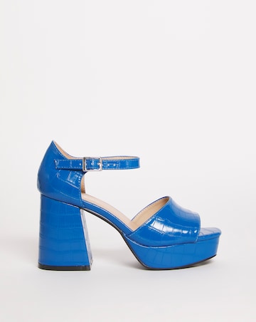 Pavla Classic Platform Heeled Sandals - Extra Wide Fit (EEE)