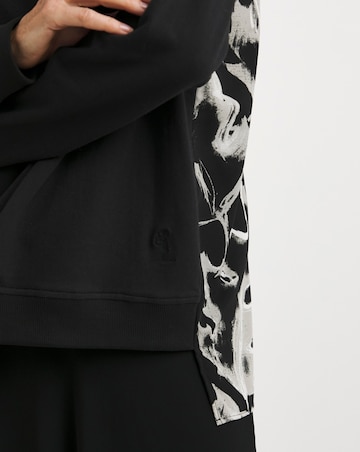 Religion Back Print Long Sleeve Sweatshirt