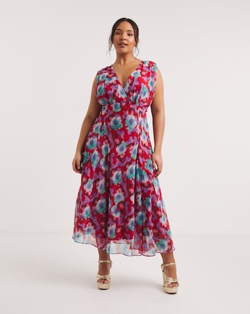 Hope & Ivy Ronia Floral Maxi Dress