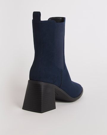 Lucie Chelsea Heeled Ankle Boots - Extra Wide Fit (EEE)