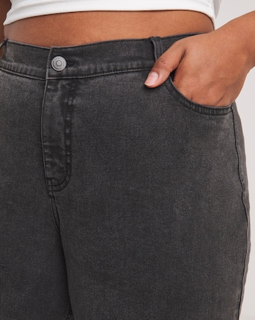 Black 24/7 Dad Jeans