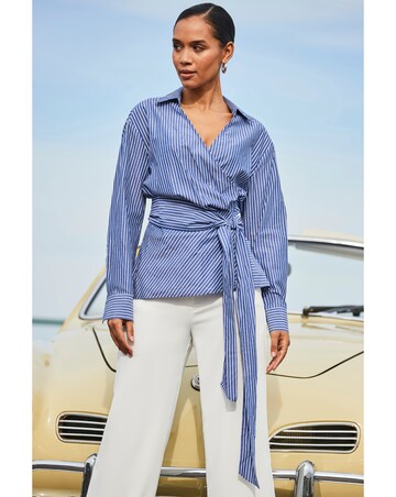 Sosandar Wrap Detail Shirt