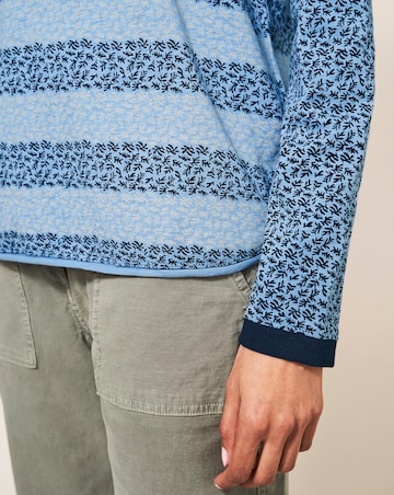 White Stuff Cassie Print Longsleeve Tee