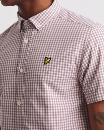 Lyle & Scott Short Sleeve Gingham Shirt