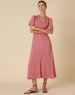 Nobody's Child Andie Midi Dress Joanie Rosebud Pink
