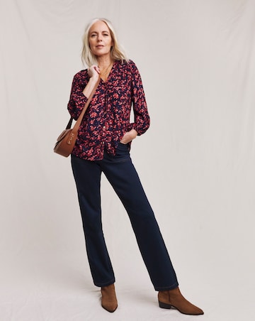 Julipa Button Down Printed Blouse