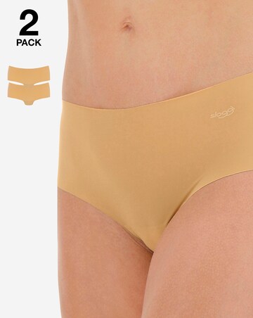 Sloggi Zero 2Pack Microfibre Shorts Cognac