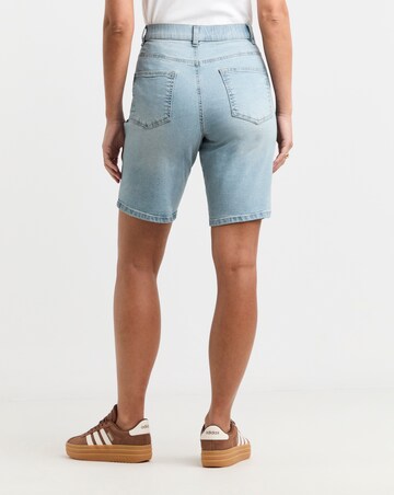 Simply Be Light Wash 24/7 Knee Short