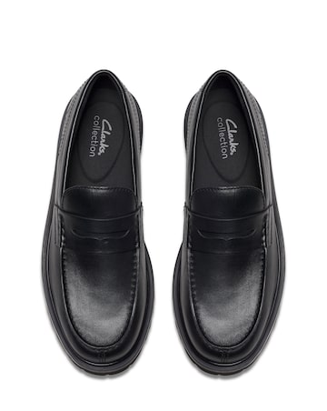 Clarks Berwick Leather Loafer - Black