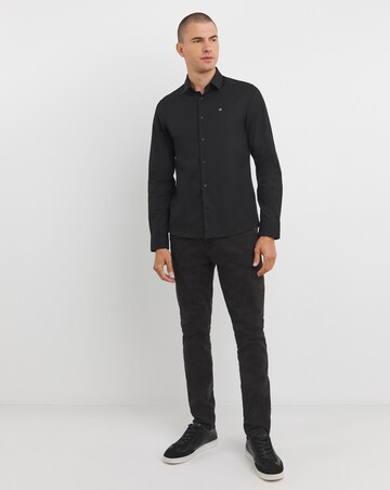 Calvin Klein Classic Poplin Stretch Shirt Black