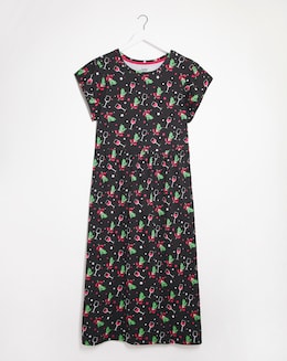 Pretty Secrets Value Mistletoe Maxi Nightie Length: 50 Inches