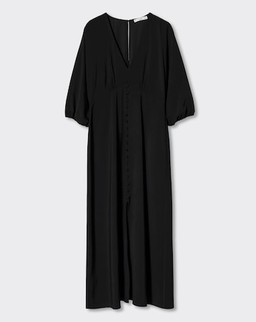 Mango Buttoned Midi Dress
