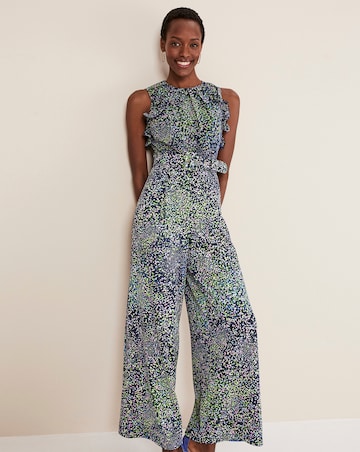 Phase Eight Maggie Ruffle Printed Jumpsuit