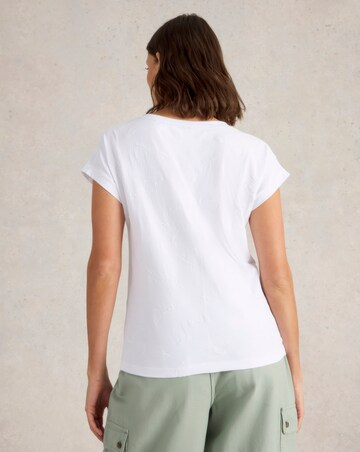 White Stuff Nelly Embroidered Tee