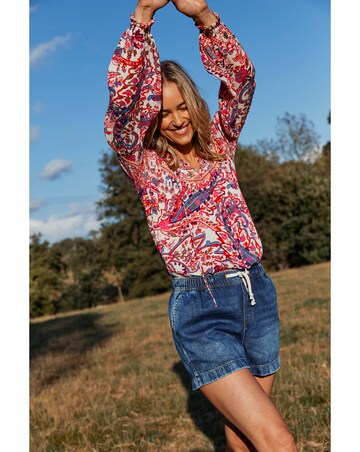 FatFace Georgie Bright Paisley Tunic