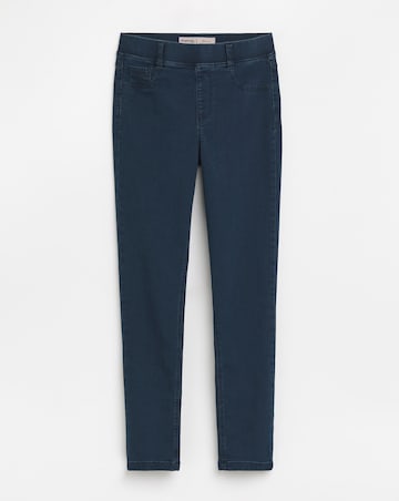 Simply Be Bella Dark Indigo Pull On Slim Leg Jeggings