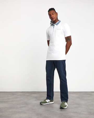 Joe Browns Printed Collar Polo Long Length