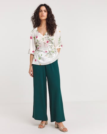 Joanna Hope Ruched Front Blouse