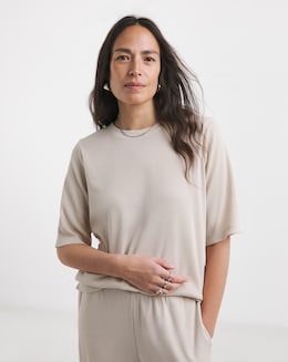 Oatmeal Waffle Boxy T-Shirt