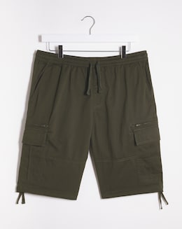 Fully Elasticated Twill Cargo Shorts