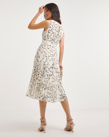 Joanna Hope Mono Pleated Dress