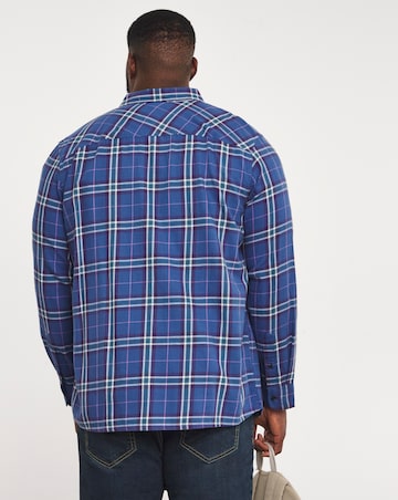 Long Sleeve Button Down Check Shirt