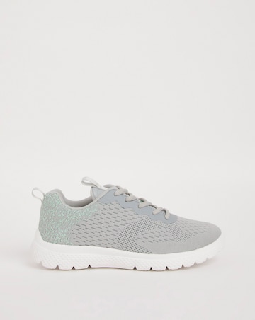 Cushion Walk Lace Up Trainers EEE Fit