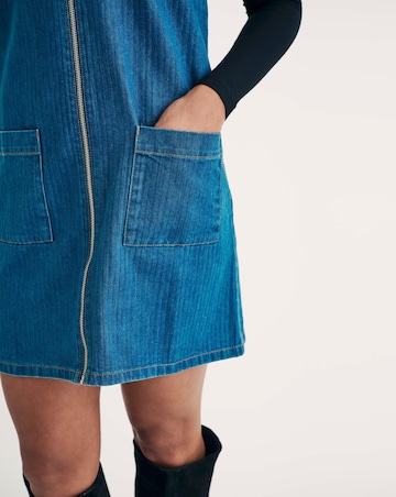 Nobody's Child Blue Denim Pinnie Dress