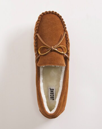 Luxury Suede Loafer Slipper Wide