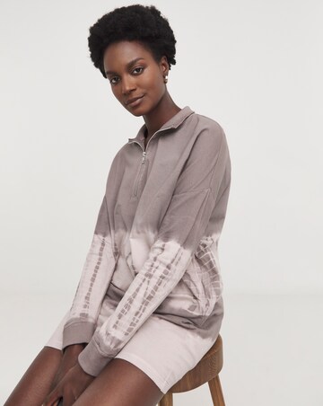 Religion Tie Dye Zip Jersey Dress