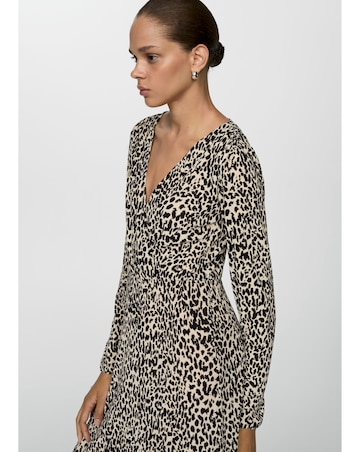 Mango Colombia V-Neck Dress