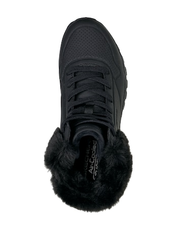 Skechers Uno Rugged Fur Lace Up Boot Standard Fit