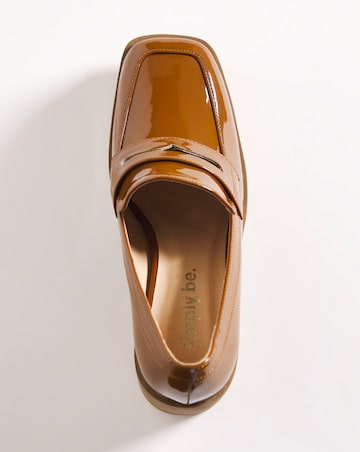 Terrassa Platform Loafer Heeled Shoes Wide Fit