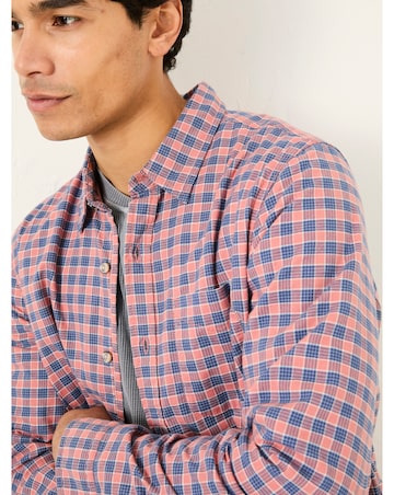 Fatface Sandy Check Shirt - Dusky Pink