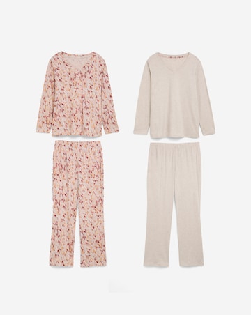 Pretty Secrets Value 2 Pack Long Sleeve Pyjama Sets