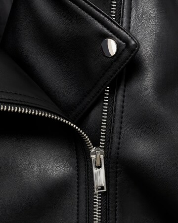 Mango Liz Faux Leather Biker Jacket