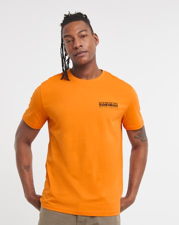 Napapijri Vignoni Back Grapic T-Shirt - Orange