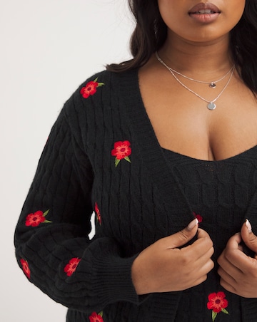 Lovedrobe Floral Embroidered 2- Piece