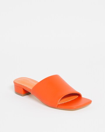 Low Heeled Mule EEE Fit