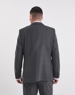 William Hunt Textured Grey Suit Jacket
