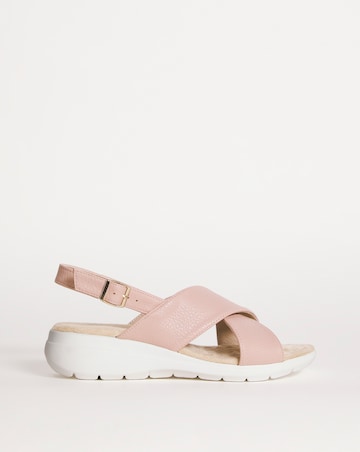 Cushion Walk Off White Crossover Sandal -Extra Wide Fit (EEE)