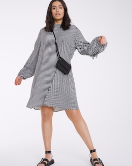 Finery London Check Rose Dress