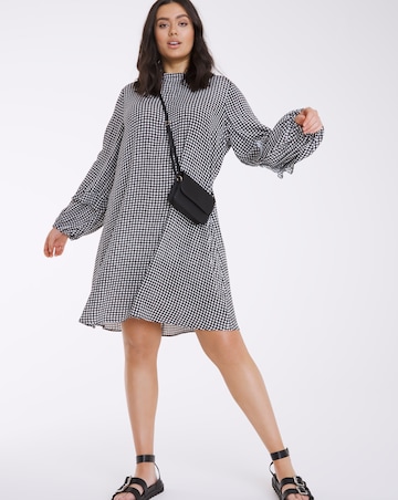 Finery London Check Rose Dress
