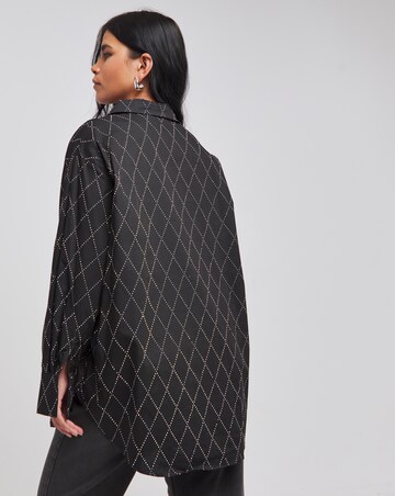 Embellished Oversized Shirt