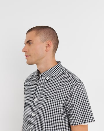 Short Sleeve Gingham Shirt