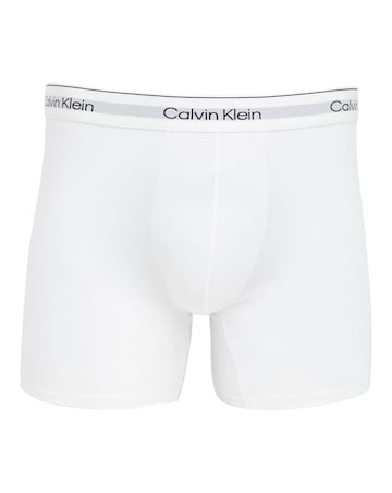 Calvin Klein Modern Cotton Stretch Boxer Brief 3 Pack - Blk/ Gry/ Wht