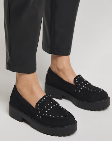 Camila Chunky Stud Loafer Extra Wide EEE Fit