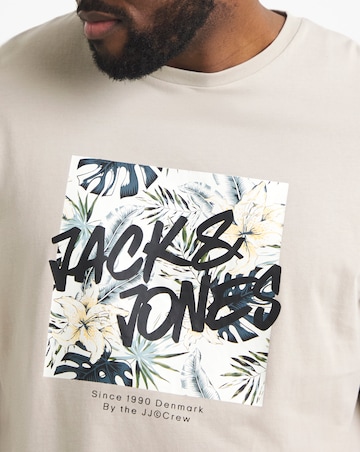 Jack & Jones Hawaii Logo T-Shirt - Natural