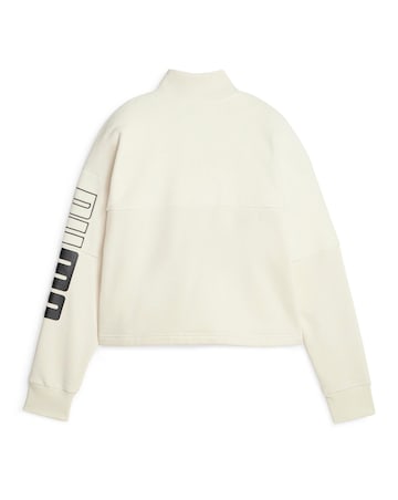 PUMA Colourblock High Neck Crew Sweatshirt