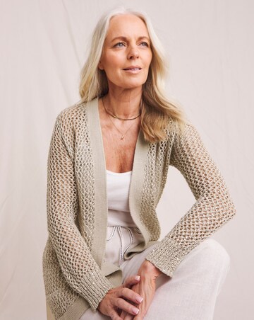 Julipa Sequin Crochet Cardigan